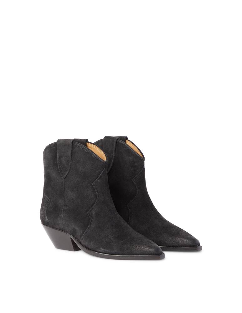 rinascente Isabel Marant Stivaletti camperos in suede Dewina - nero