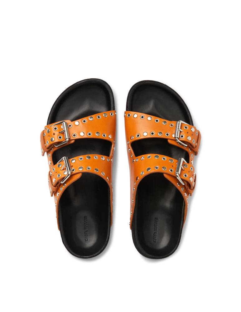 rinascente Isabel Marant Ciabattine doppia fibia Lennyo