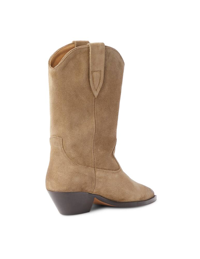 rinascente Isabel Marant Stivali camperos al ginocchio in suede Duerto - beige