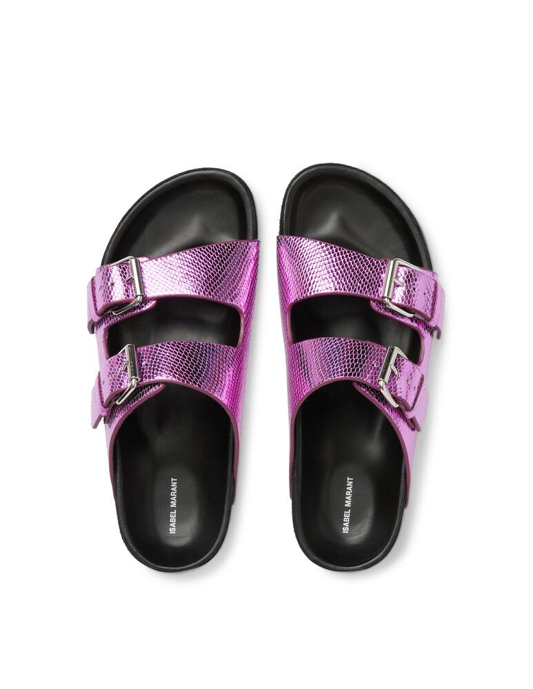 rinascente Isabel Marant Ciabattine Lennyo in pelle