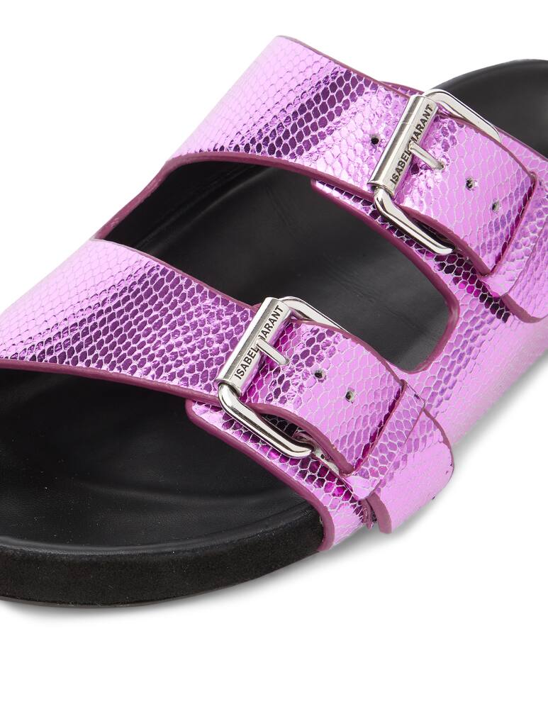 rinascente Isabel Marant Ciabattine Lennyo in pelle