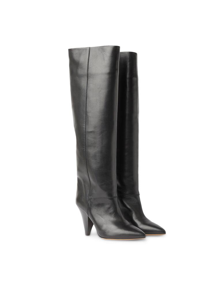 rinascente Isabel Marant Stivali in pelle con tacco cono Lybill