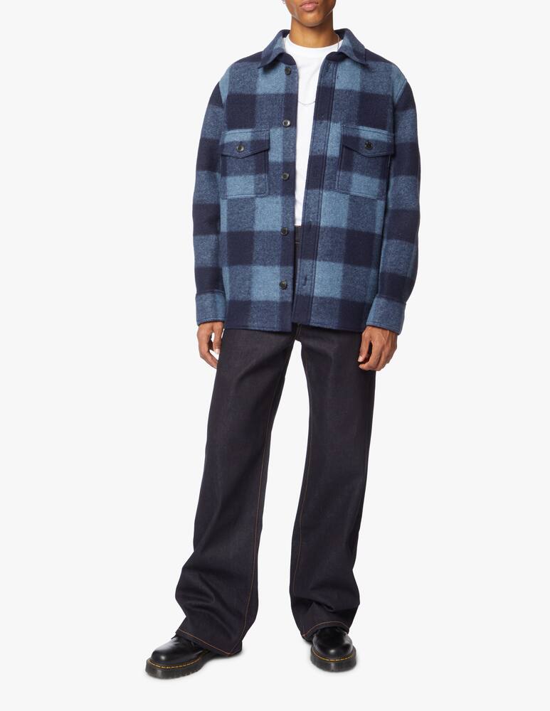 rinascente Isabel Marant Kevron check overshirt jacket