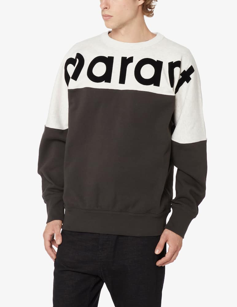 rinascente Isabel Marant Logo crewneck jumper - Black
