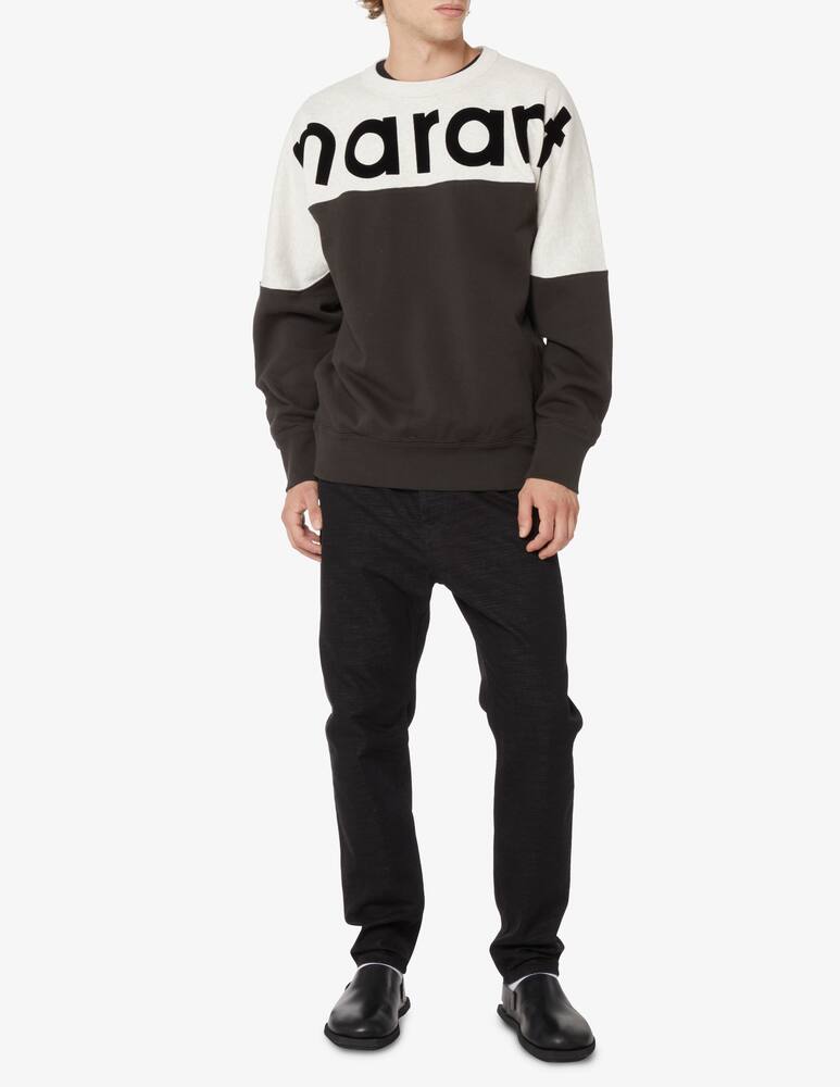 rinascente Isabel Marant Logo crewneck jumper - Black
