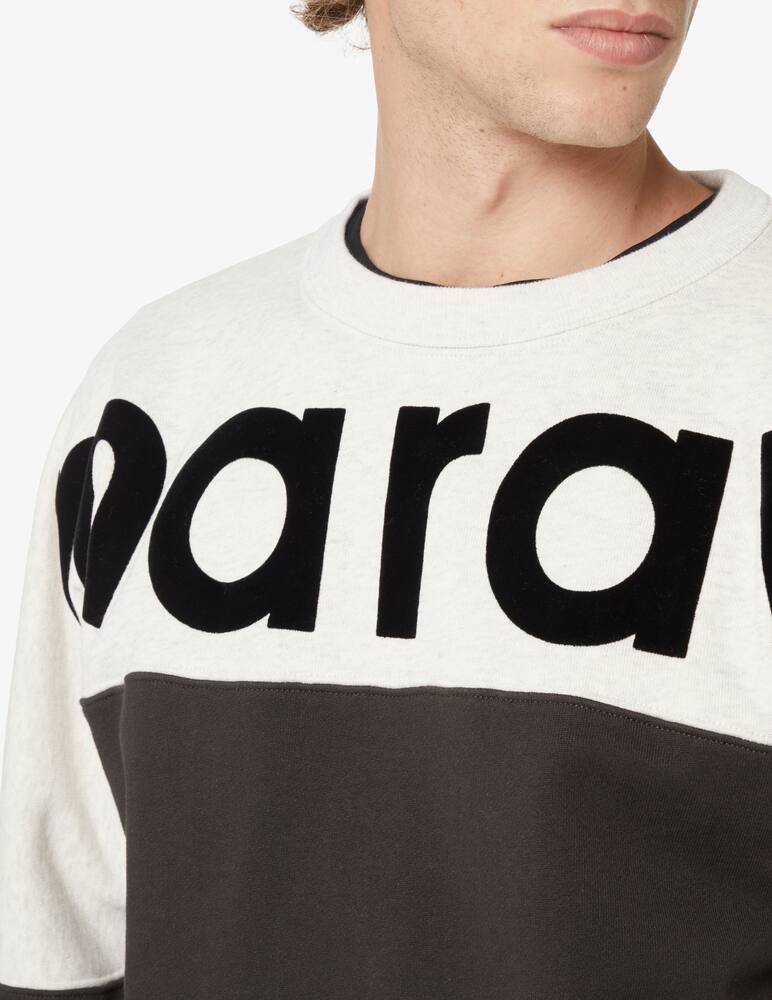 rinascente Isabel Marant Logo crewneck jumper - Black