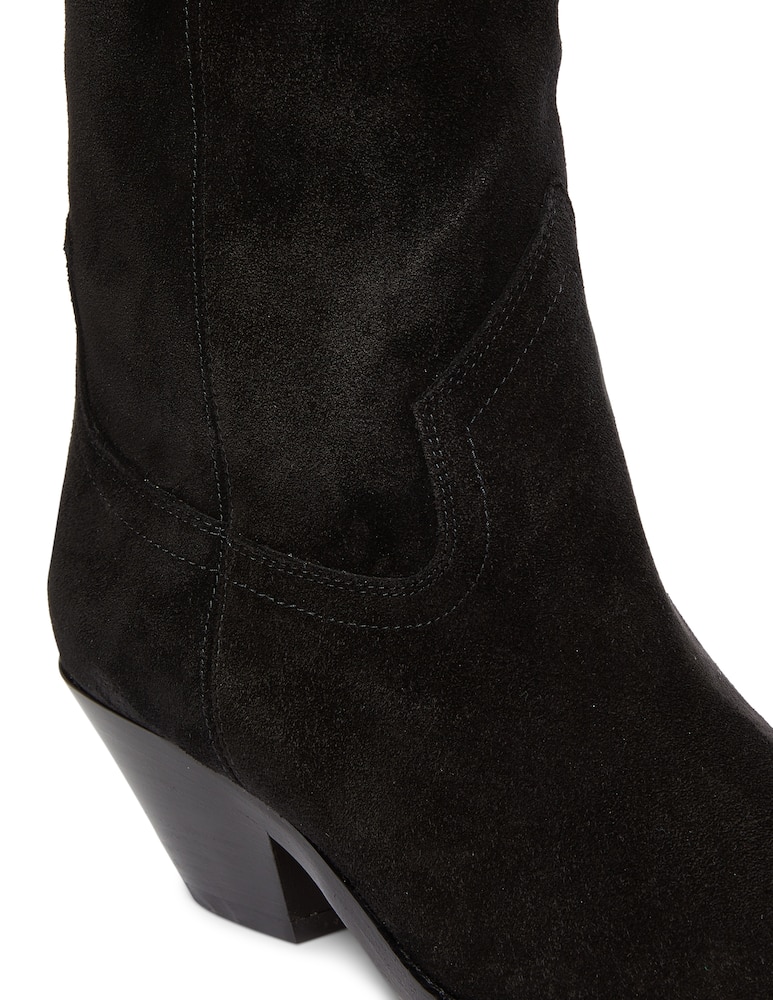 rinascente Isabel Marant Dahope camperos ankle boots in suede - black