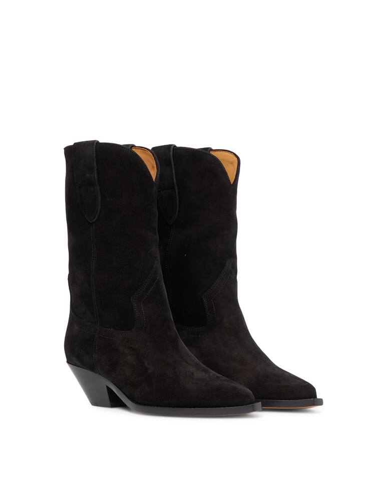 rinascente Isabel Marant Dahope camperos ankle boots in suede - black