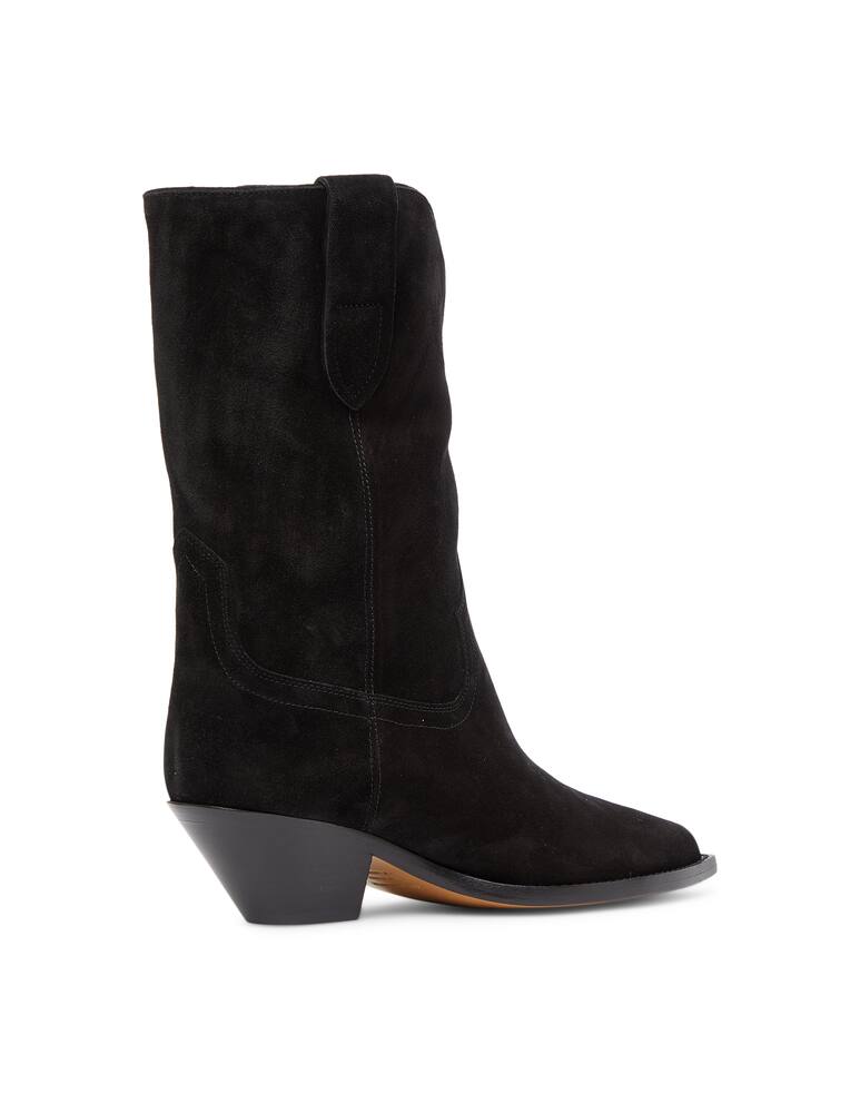 rinascente Isabel Marant Dahope camperos ankle boots in suede - black