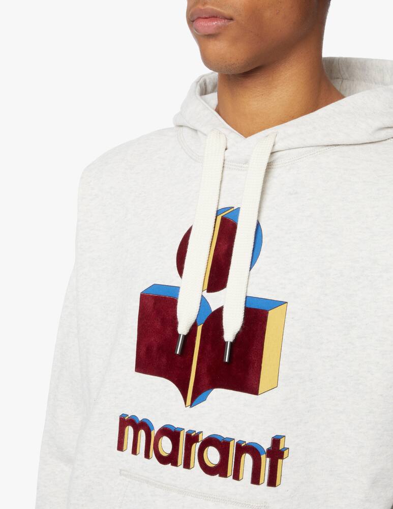 rinascente Isabel Marant Miley logo hoodie - beige