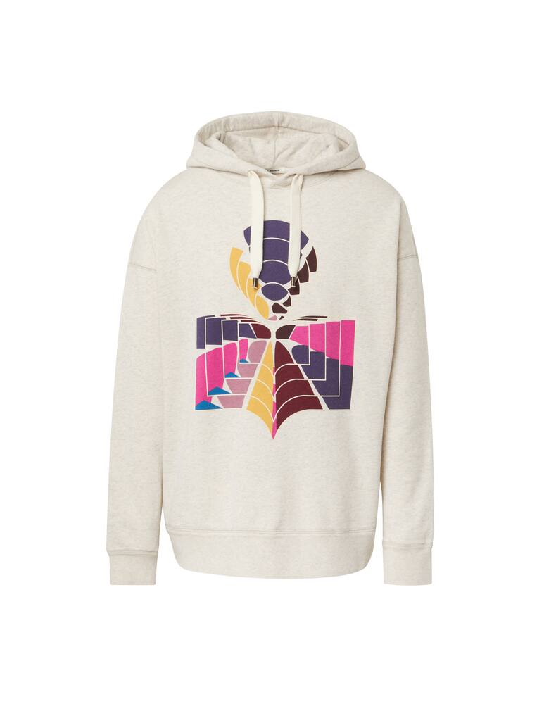 rinascente Isabel Marant Logo hoodie - beige