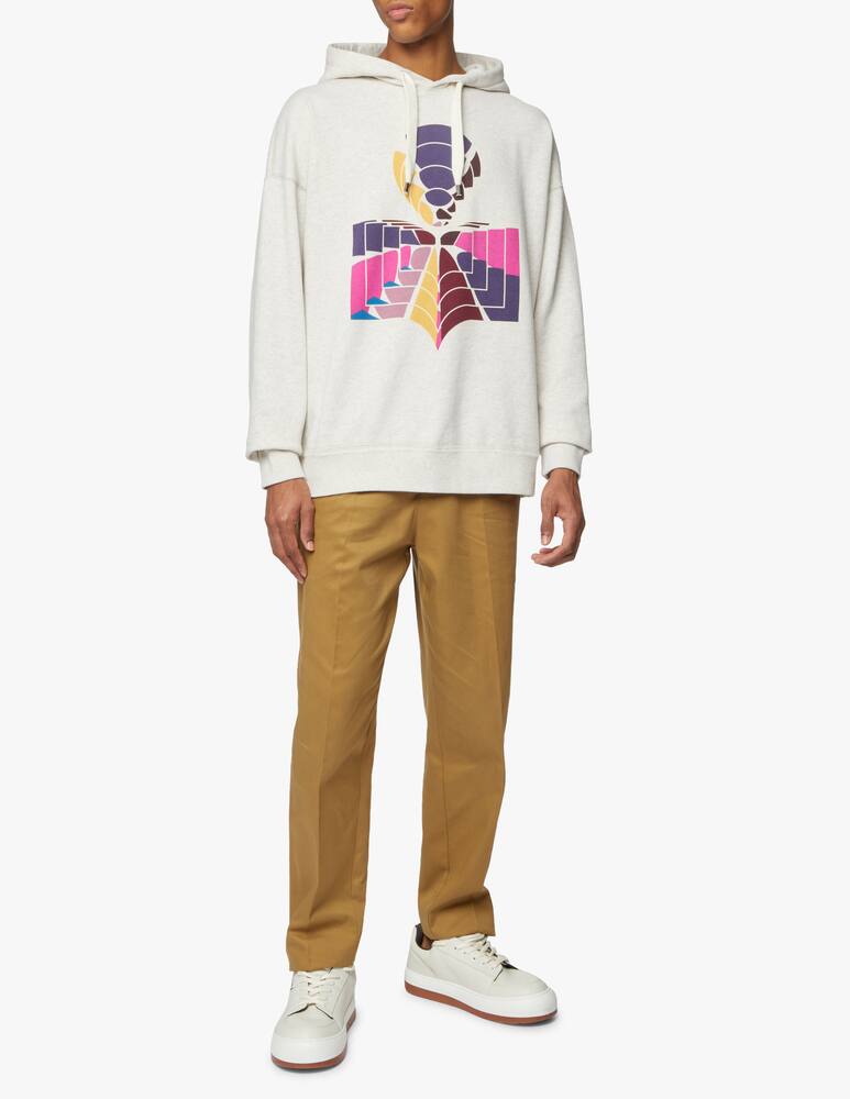 rinascente Isabel Marant Logo hoodie - beige