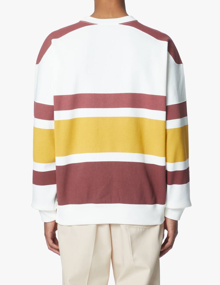 rinascente Isabel Marant Maglia girocollo meyoan a righe con logo - rosso