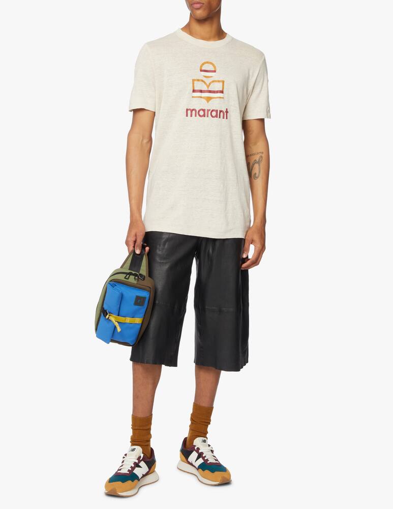 rinascente Isabel Marant Maglietta girocollo karman logo - beige