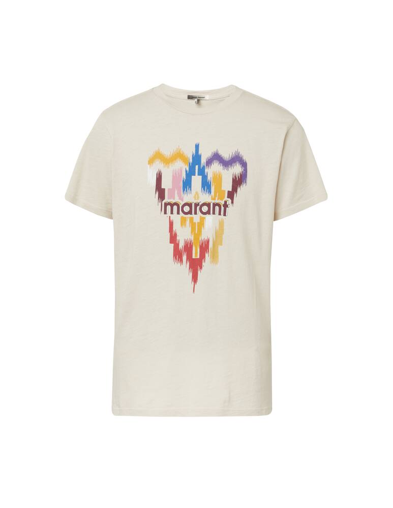 rinascente Isabel Marant Zafferh logo t-shirt - beige