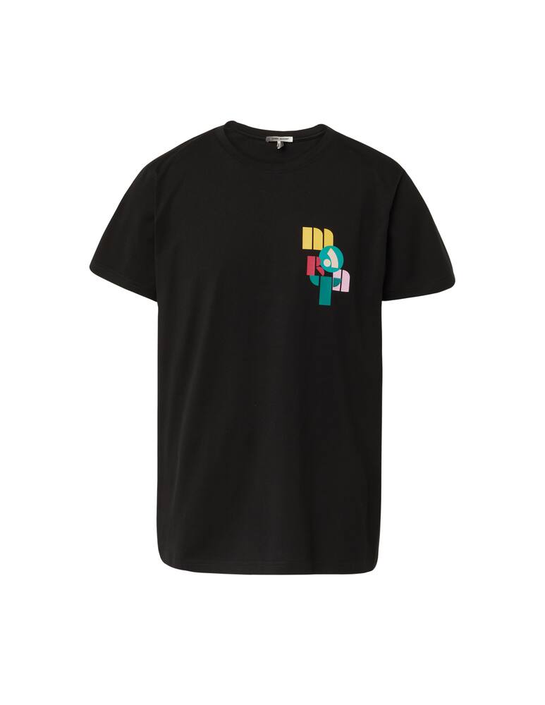 rinascente Isabel Marant Zafferh small logo t-shirt - black