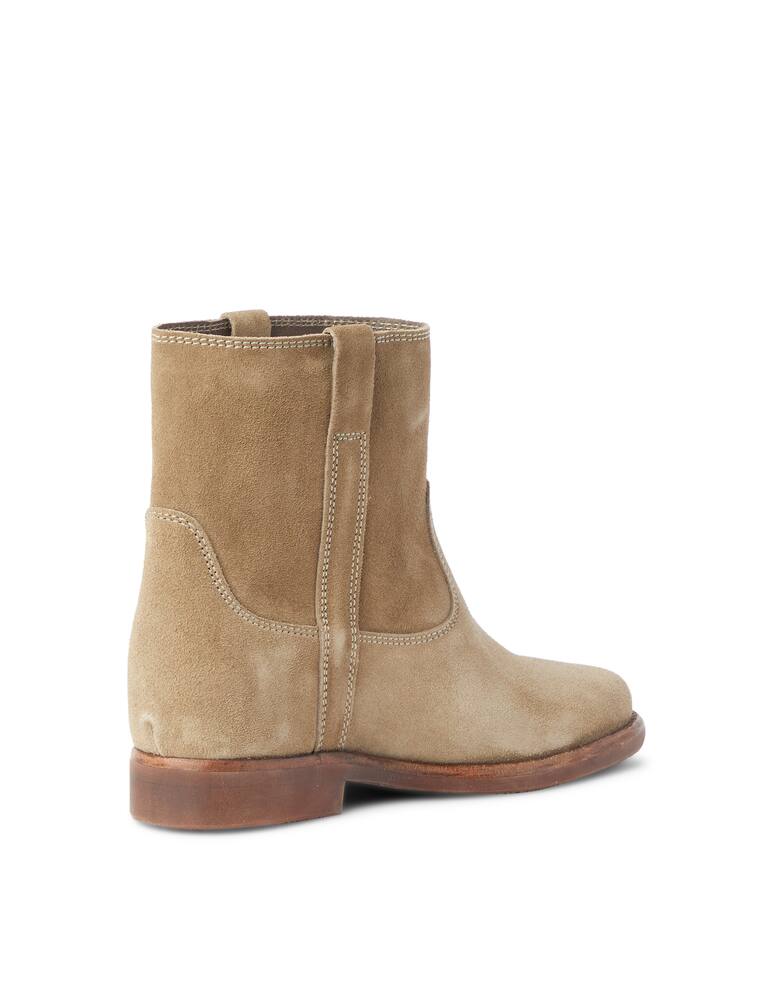 rinascente Isabel Marant Stivaletti con zeppa intera in suede Susee - beige