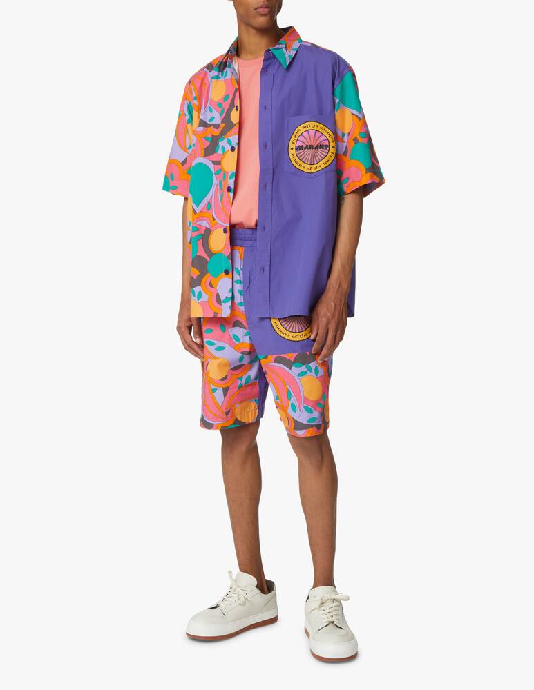 rinascente Isabel Marant Short sleeve bicolor print shirt - multi