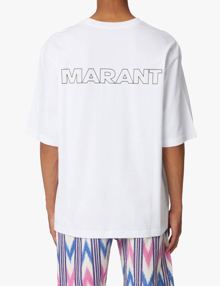 rinascente Isabel Marant Back logo t-shirt - white