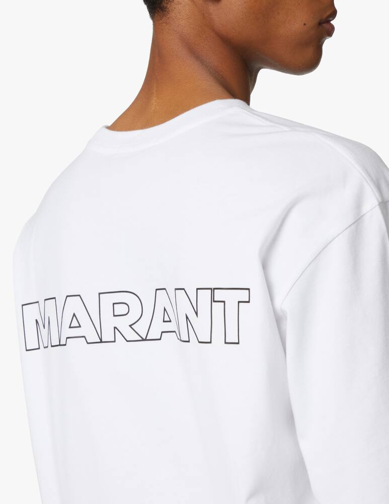 rinascente Isabel Marant Back logo t-shirt - white
