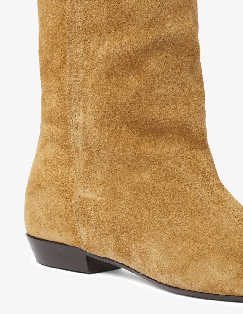 rinascente Isabel Marant Skarlett suede boots flat - Brown