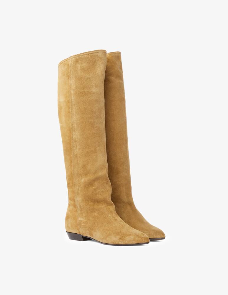 rinascente Isabel Marant Skarlett suede boots flat - Brown