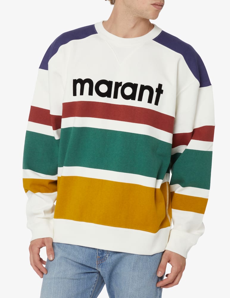 rinascente Isabel Marant Felpa girocollo a strisce - Multicolor