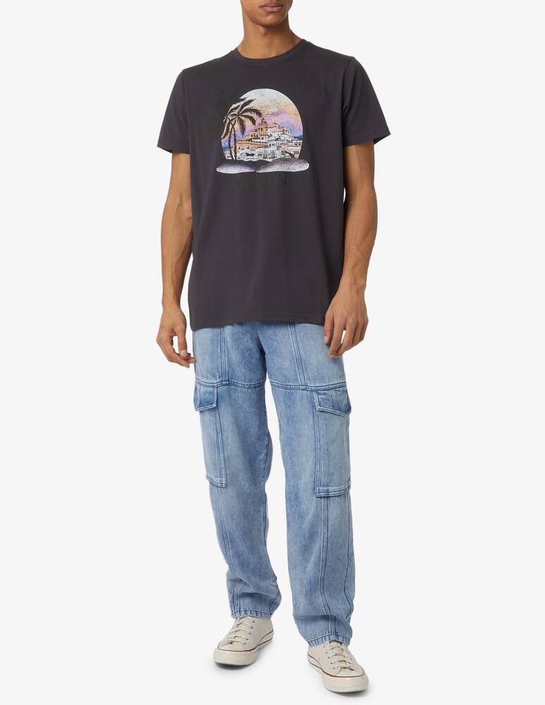 rinascente Isabel Marant Pantaloni cargo jogger in denim regular fit 