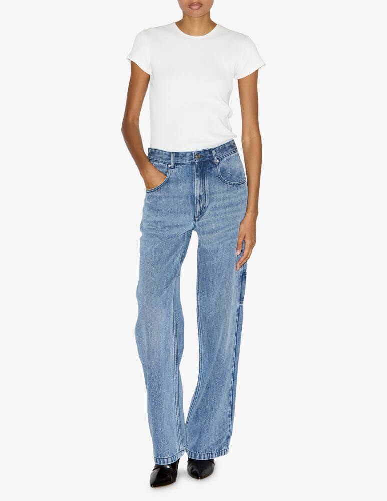rinascente Isabel Marant Bymara denim trousers