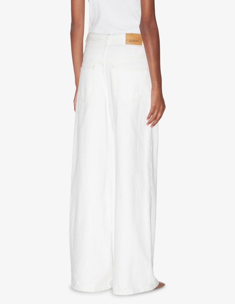rinascente Isabel Marant Lemony wide-leg trousers