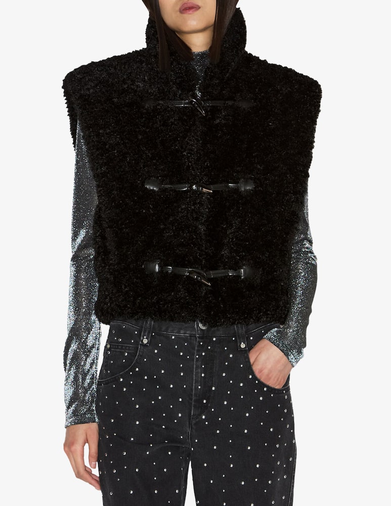 rinascente Marant Etoile Gilet in finta pelliccia Alisa