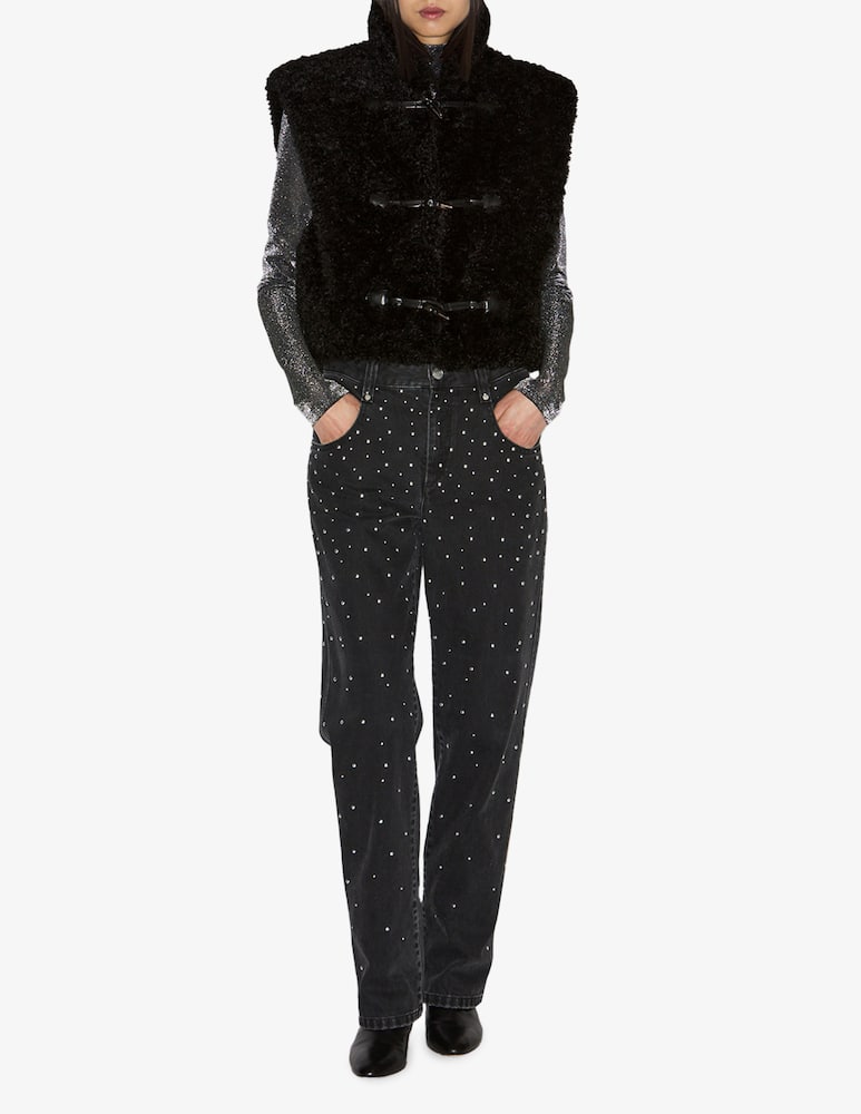 rinascente Marant Etoile Gilet in finta pelliccia Alisa