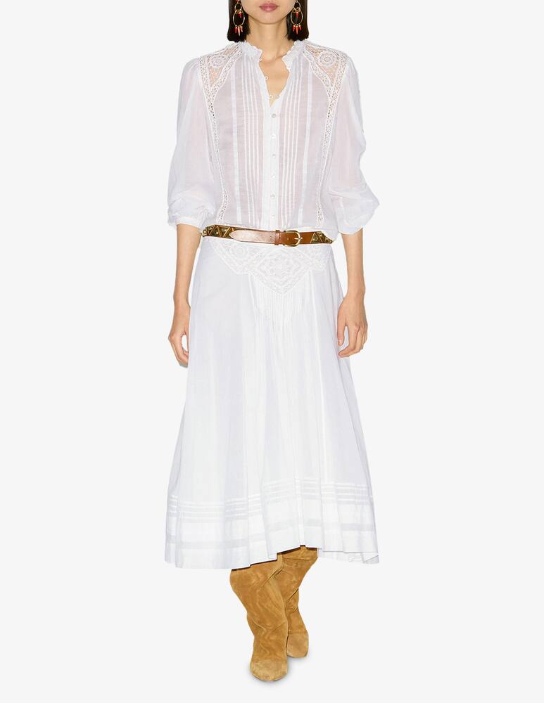 rinascente Isabel Marant Greicy lace detail blouse