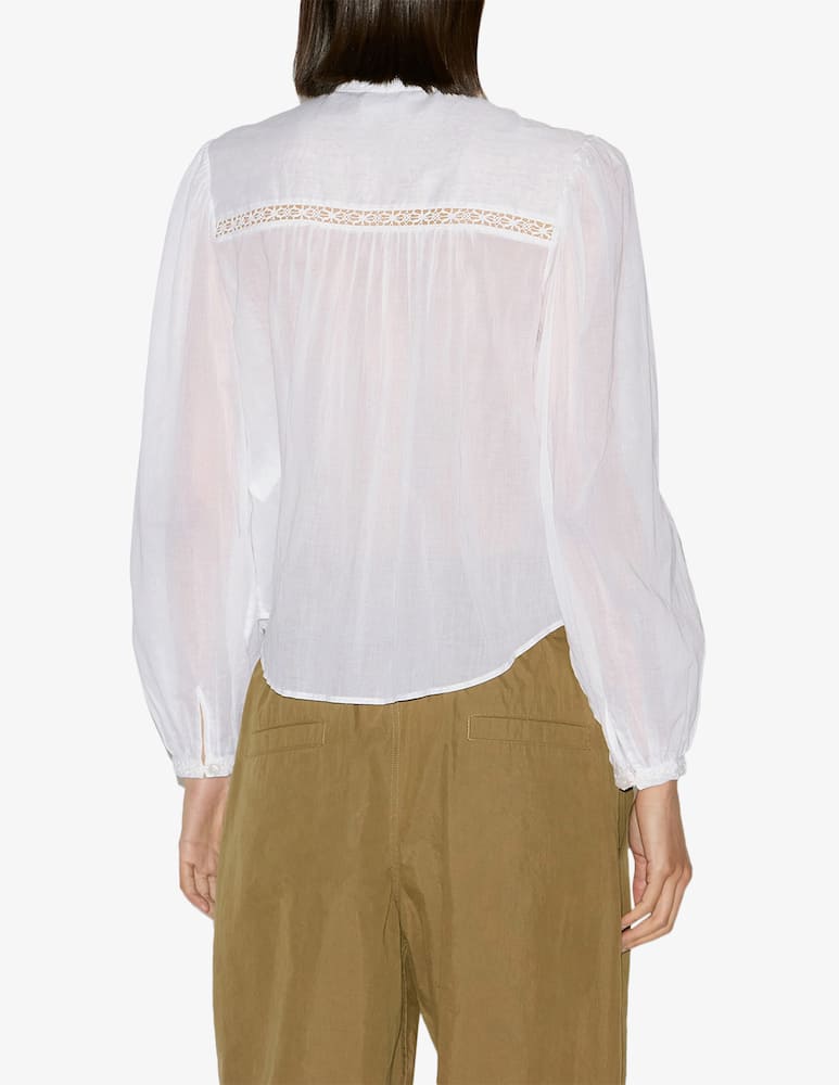 rinascente Isabel Marant Greicy lace detail blouse