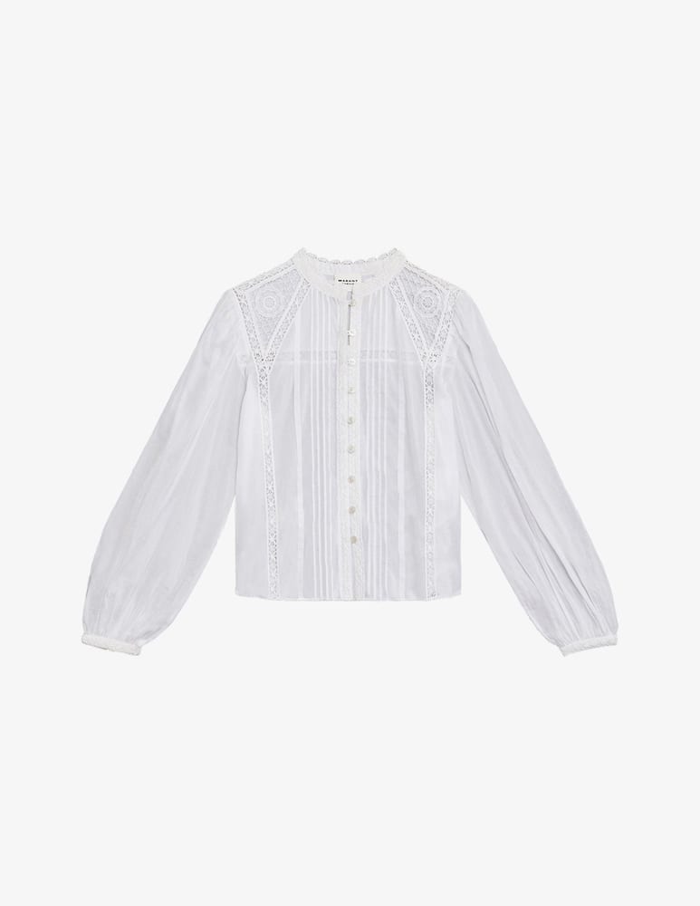 rinascente Isabel Marant Greicy lace detail blouse