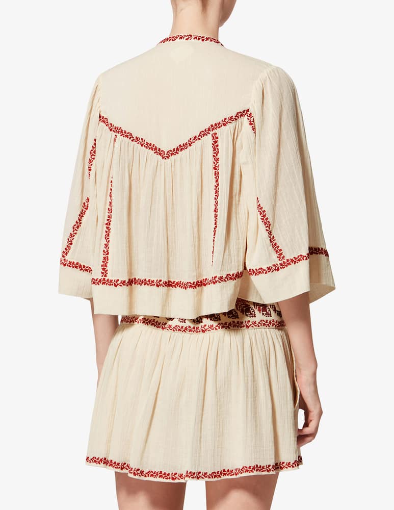 rinascente Isabel Marant Juline embroidered top