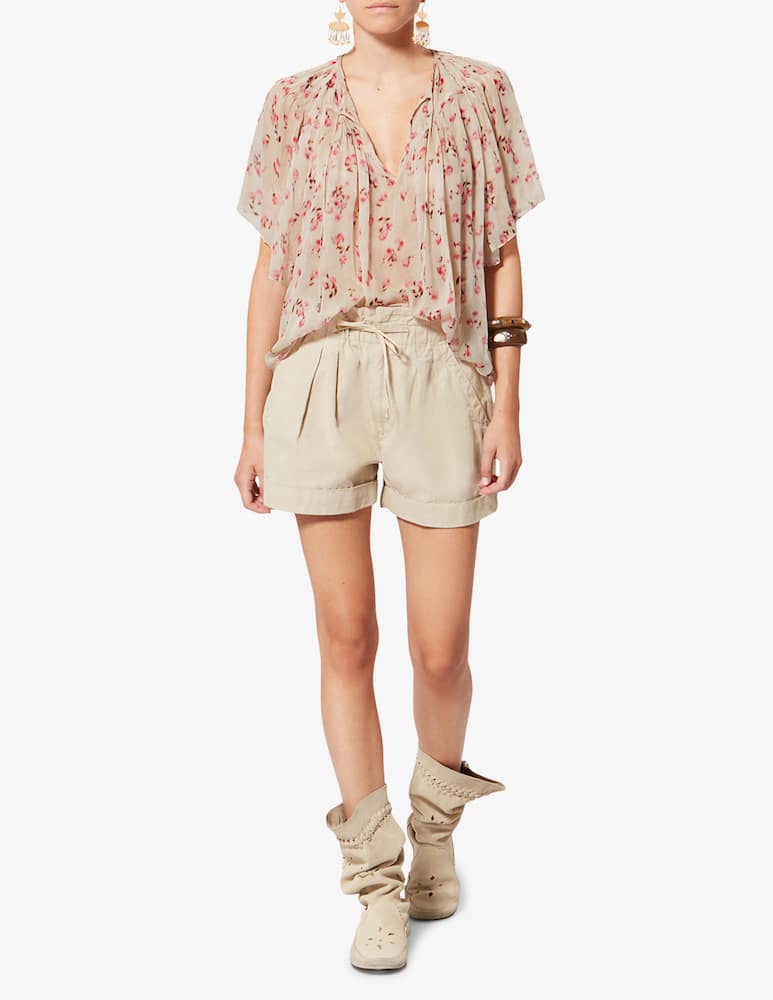 rinascente Isabel Marant Neslya floral short sleeve top