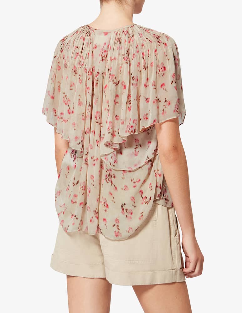 rinascente Isabel Marant Neslya floral short sleeve top
