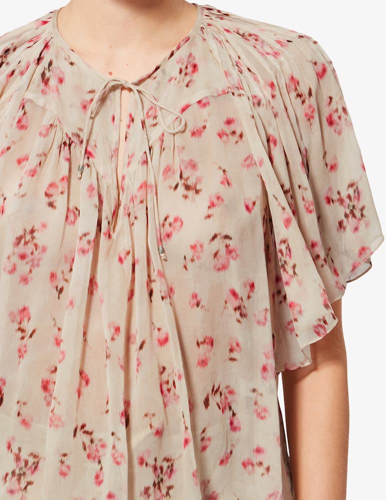 rinascente Isabel Marant Neslya floral short sleeve top