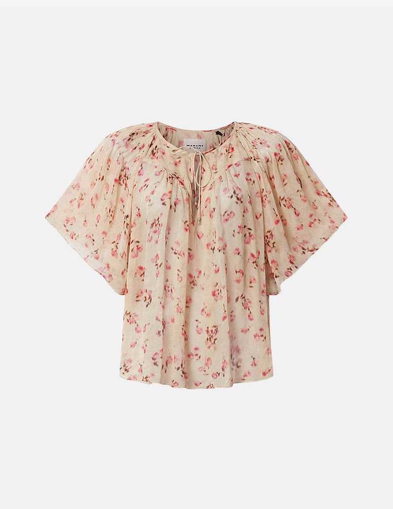 rinascente Isabel Marant Neslya floral short sleeve top