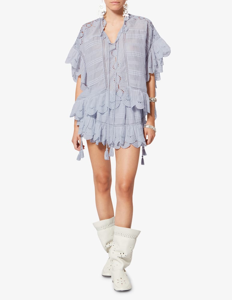 rinascente Isabel Marant Payton lace trim top