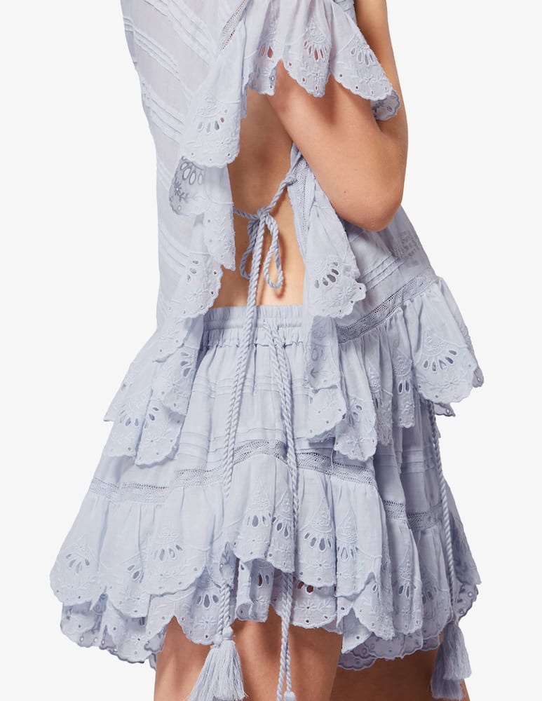 rinascente Isabel Marant Payton lace trim top