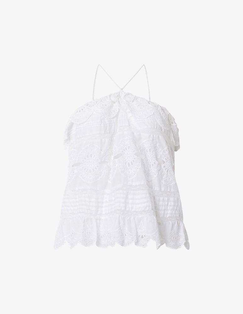 rinascente Isabel Marant Prisha broderie camisole top