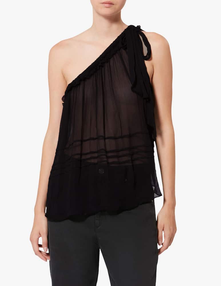 rinascente Isabel Marant Asymmetric ruffled top