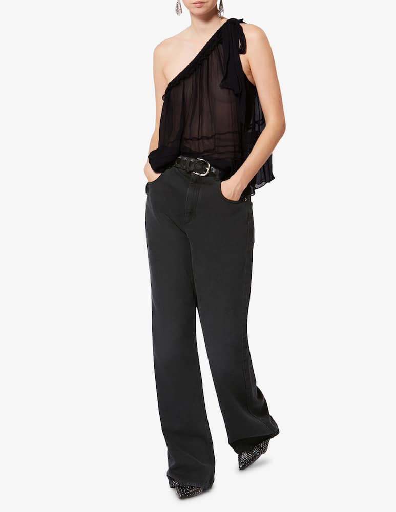 rinascente Isabel Marant Asymmetric ruffled top