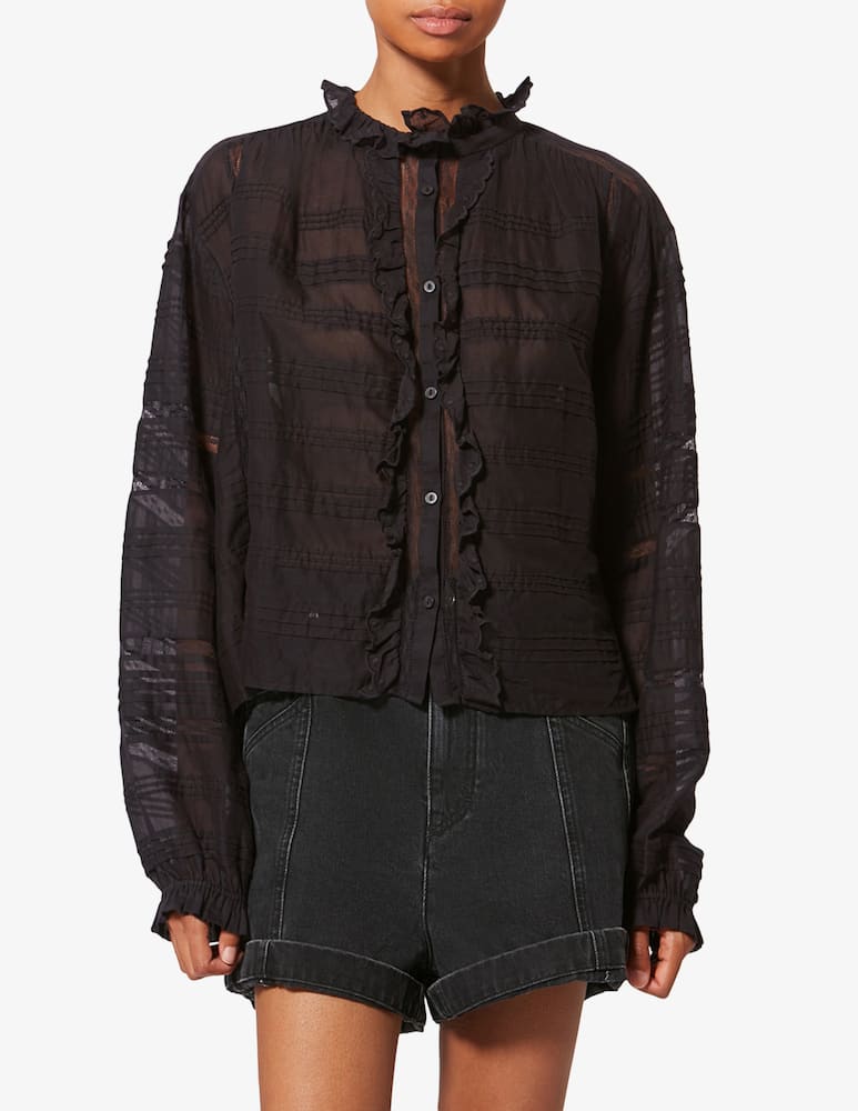 rinascente Isabel Marant Ruffled button blouse