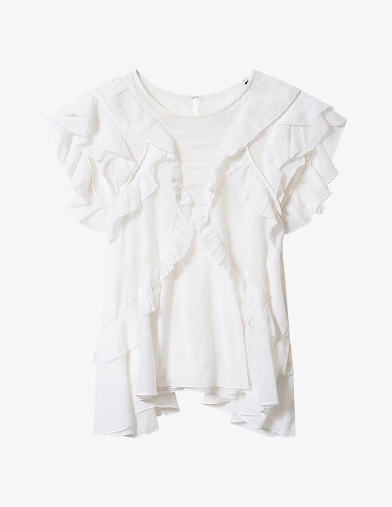 Marant Etoile Blusa a manica corta Nalou - immagine 5 Marant Etoile Blusa a manica corta Nalou - immagine 5