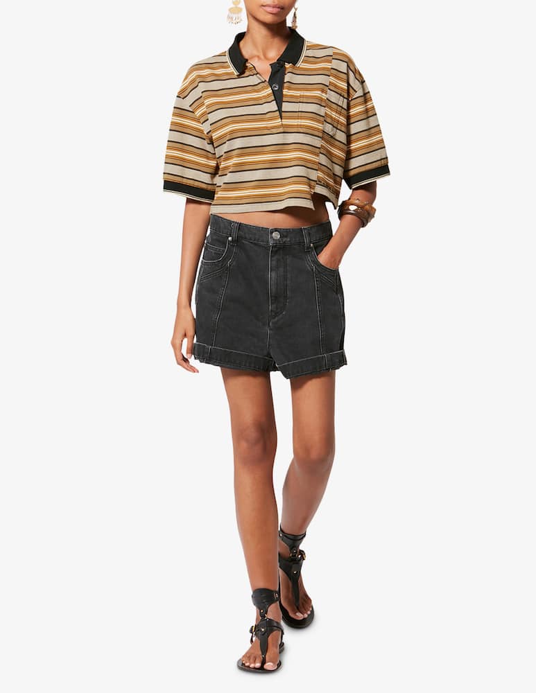 rinascente Isabel Marant Isalyne striped polo-shirt