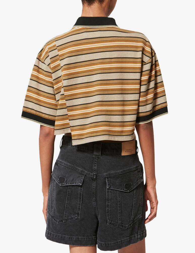 rinascente Isabel Marant Isalyne striped polo-shirt