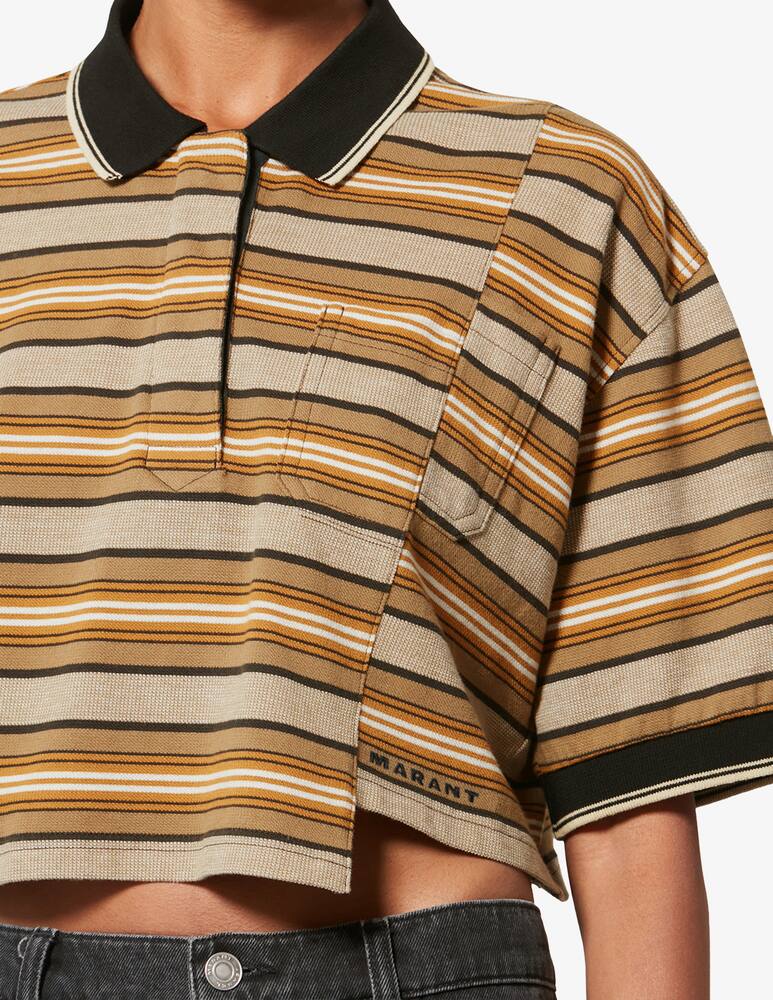 rinascente Isabel Marant Isalyne striped polo-shirt